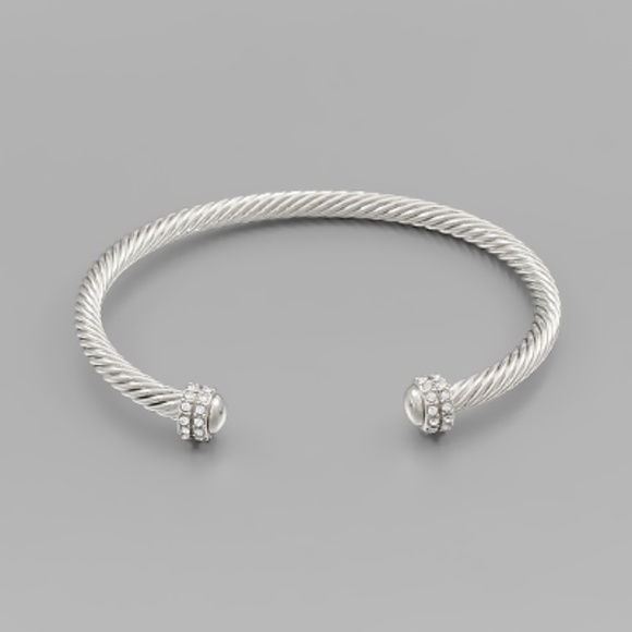 Double Crystal Layer Cable Cuff